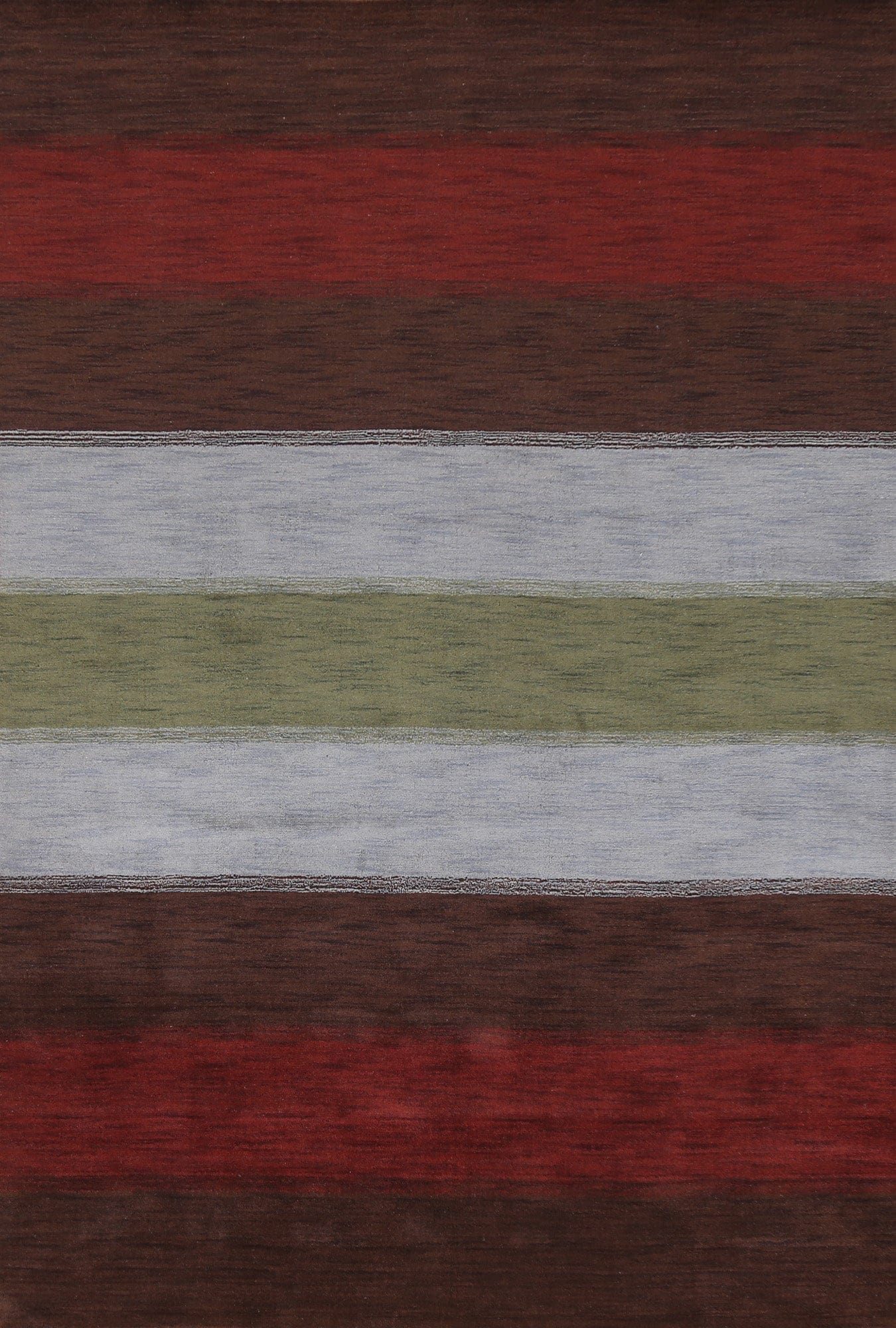 Striped Gabbeh Oriental Area Rug 6x10