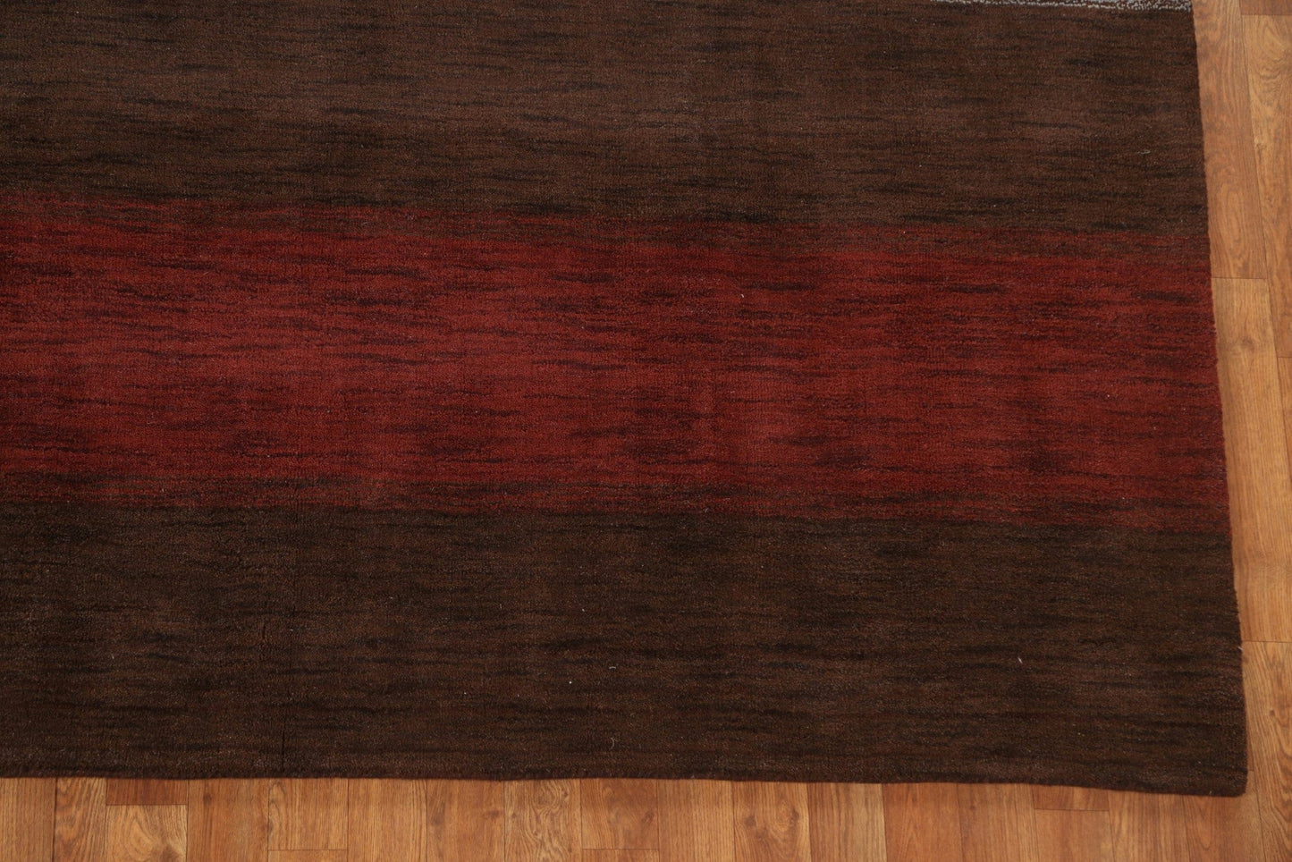 Striped Wool Gabbeh Oriental Area Rug 8x10