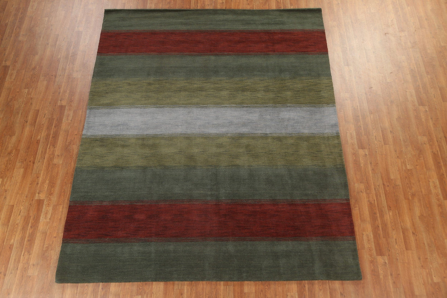 Green Wool Gabbeh Oriental Area Rug 8x10