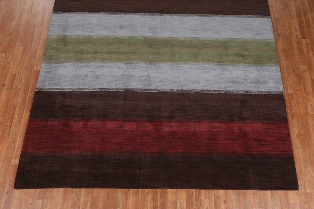 Striped Gabbeh Oriental Area Rug 8x10