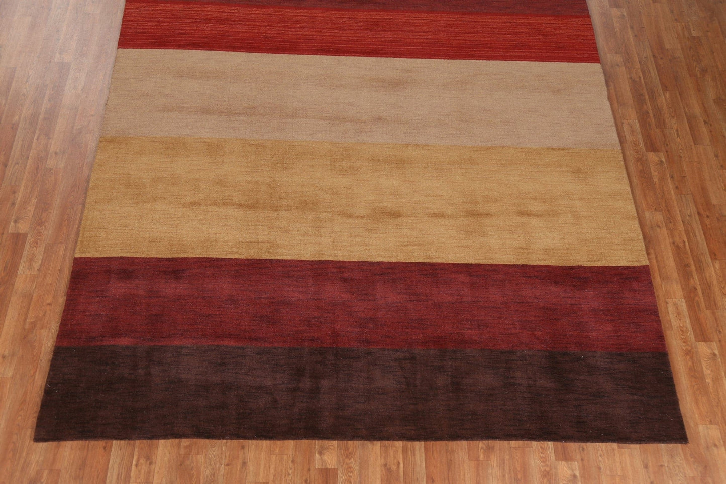 Striped Wool Gabbeh Oriental Area Rug 8x10