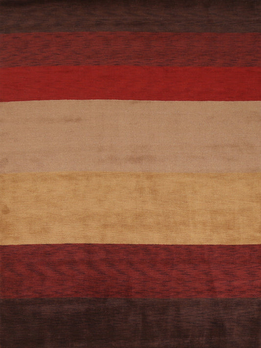 Striped Modern Gabbeh Oriental Area Rug 8x10