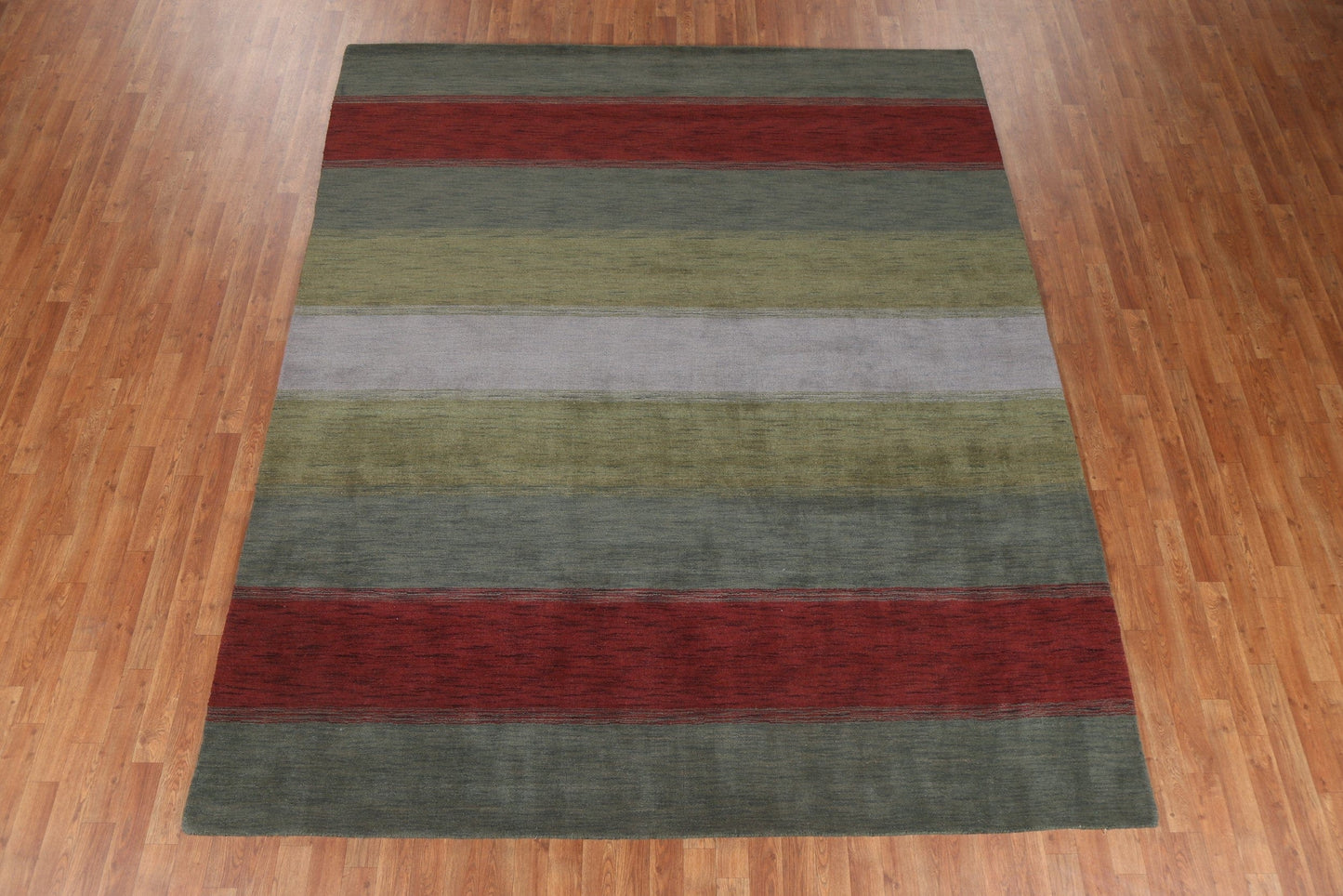 Green Wool Gabbeh Oriental Area Rug 8x10