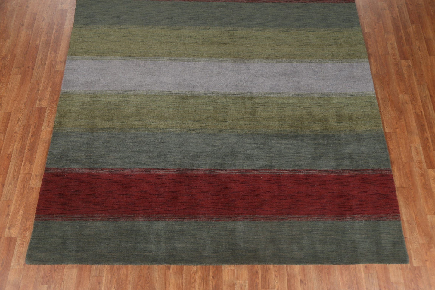 Green Wool Gabbeh Oriental Area Rug 8x10