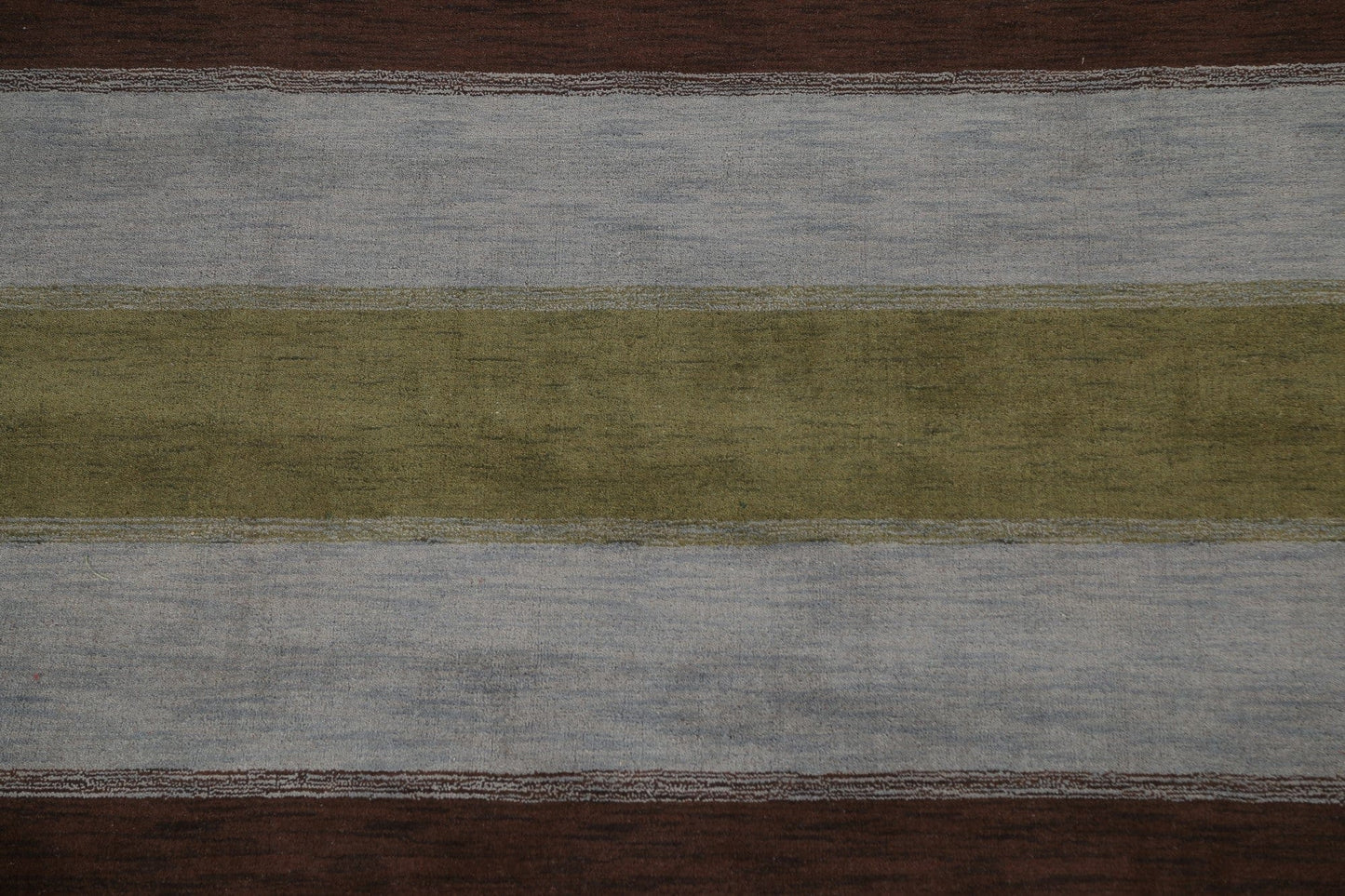 Striped Wool Gabbeh Oriental Area Rug 6x10