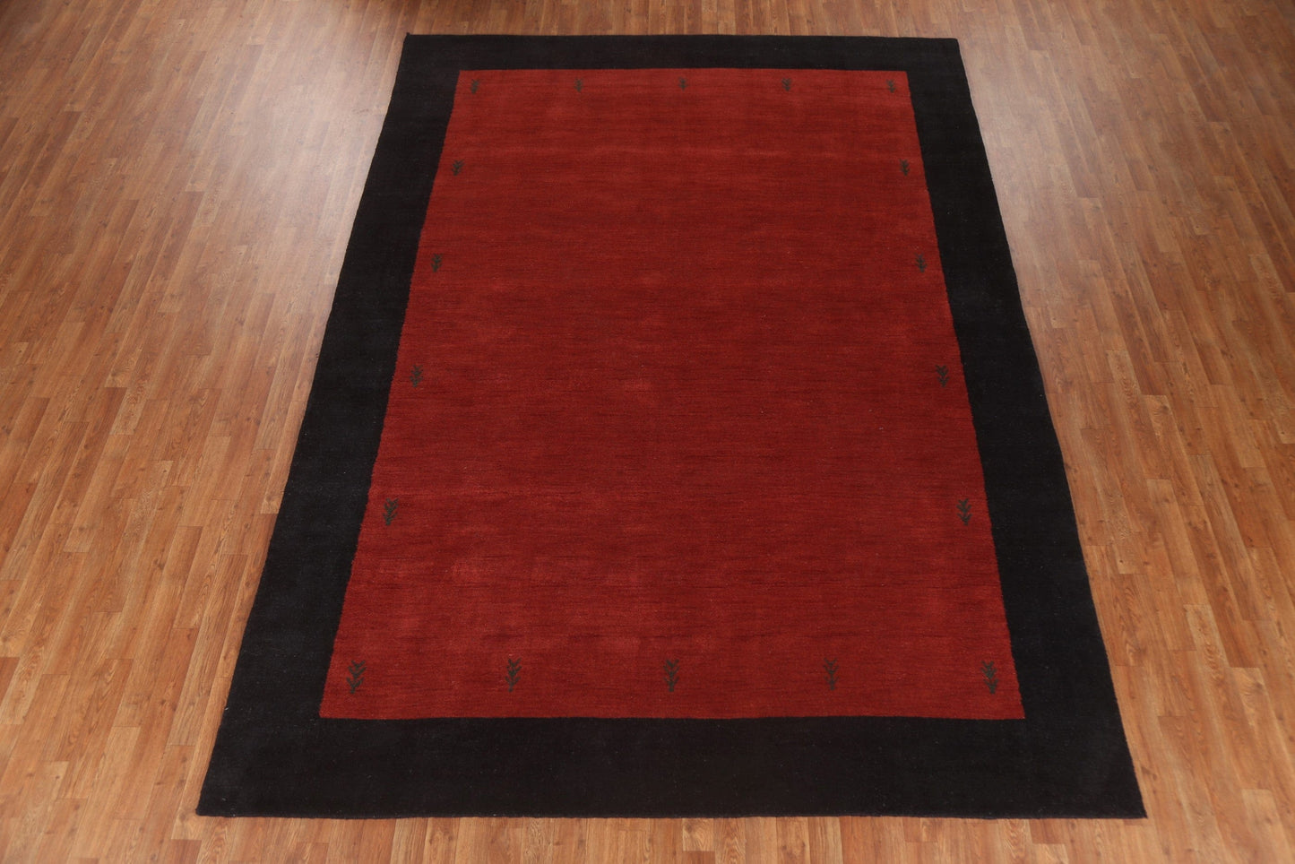 Red Wool Gabbeh Oriental Area Rug 8x12