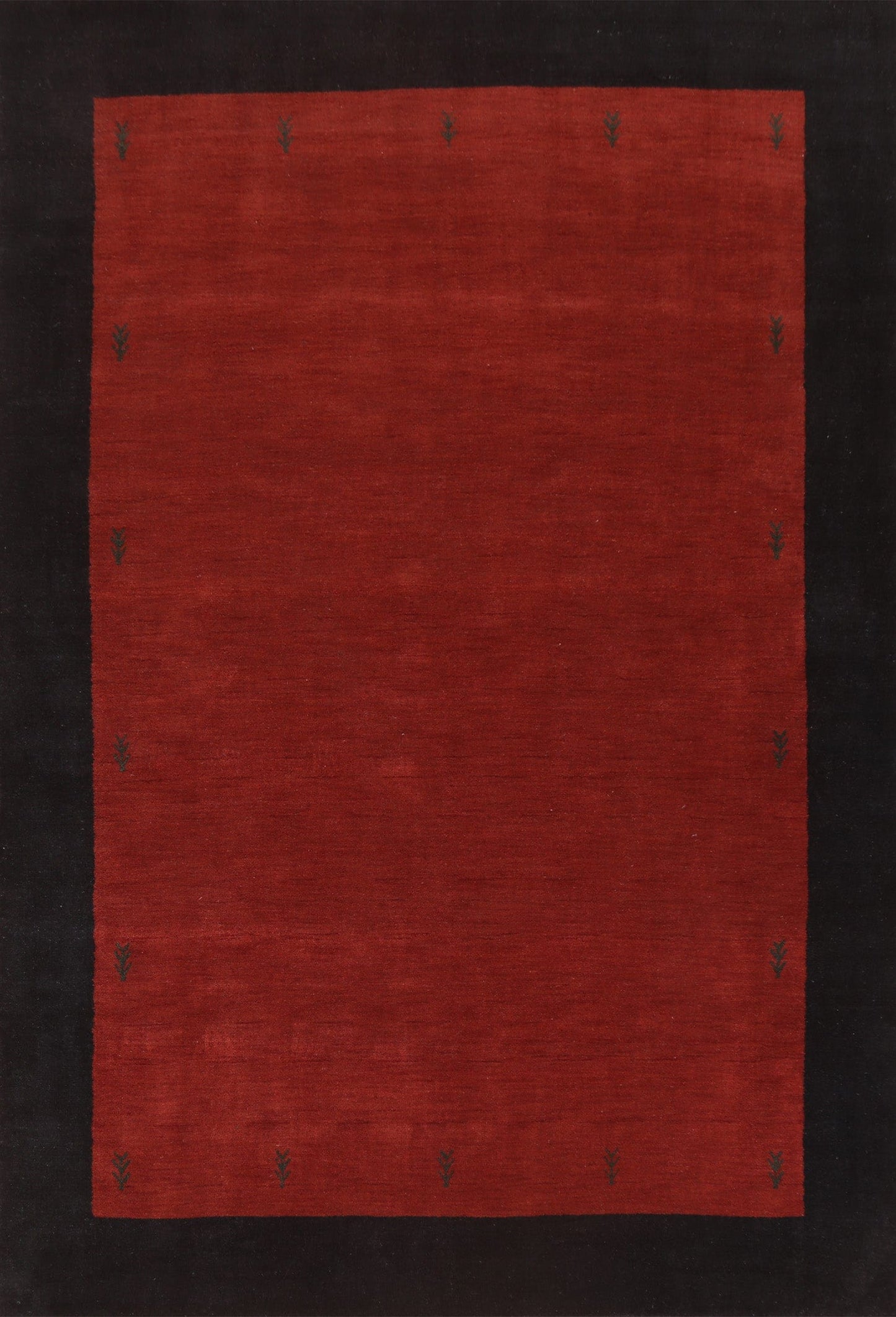 Red Wool Gabbeh Oriental Area Rug 8x12