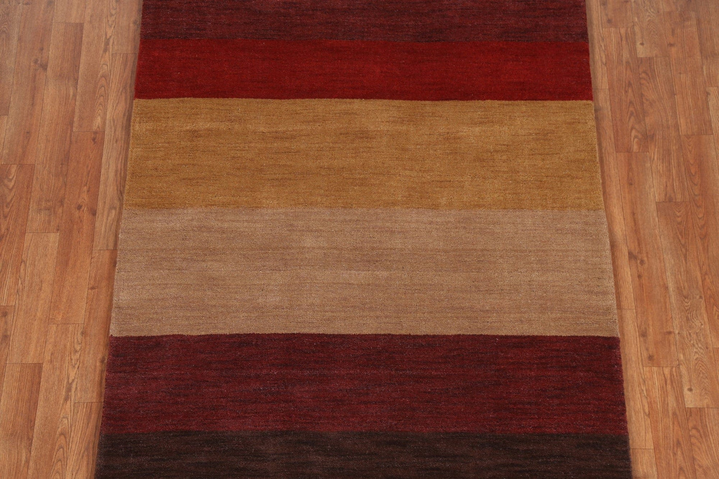 Modern Wool Gabbeh Oriental Area Rug 4x6