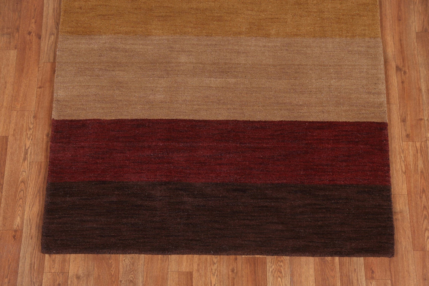 Modern Wool Gabbeh Oriental Area Rug 4x6