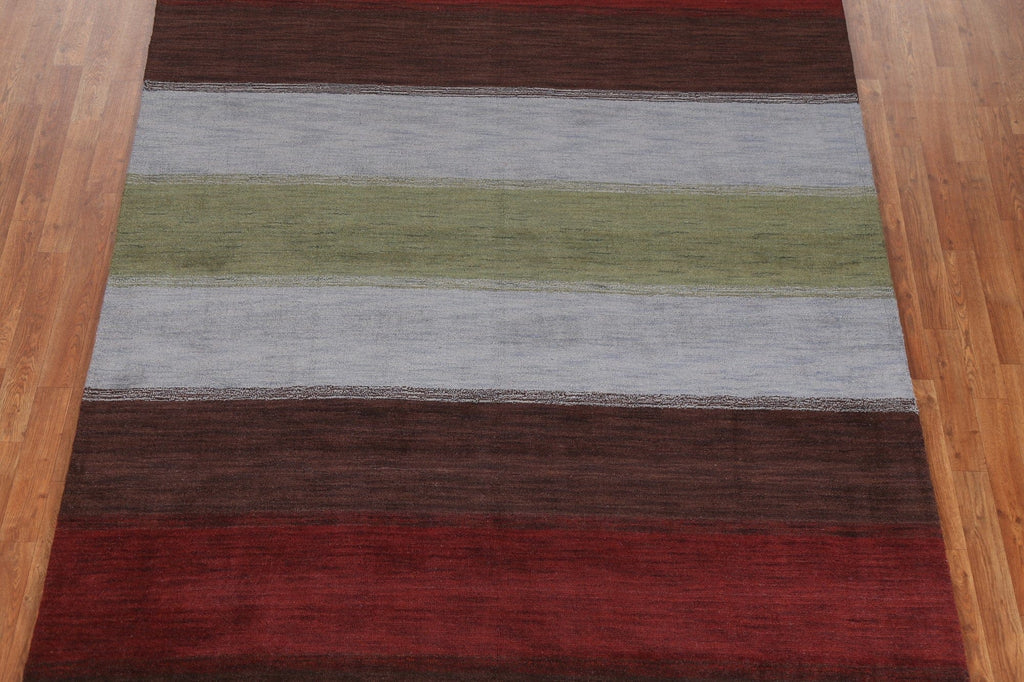 Striped Gabbeh Oriental Area Rug 7x10