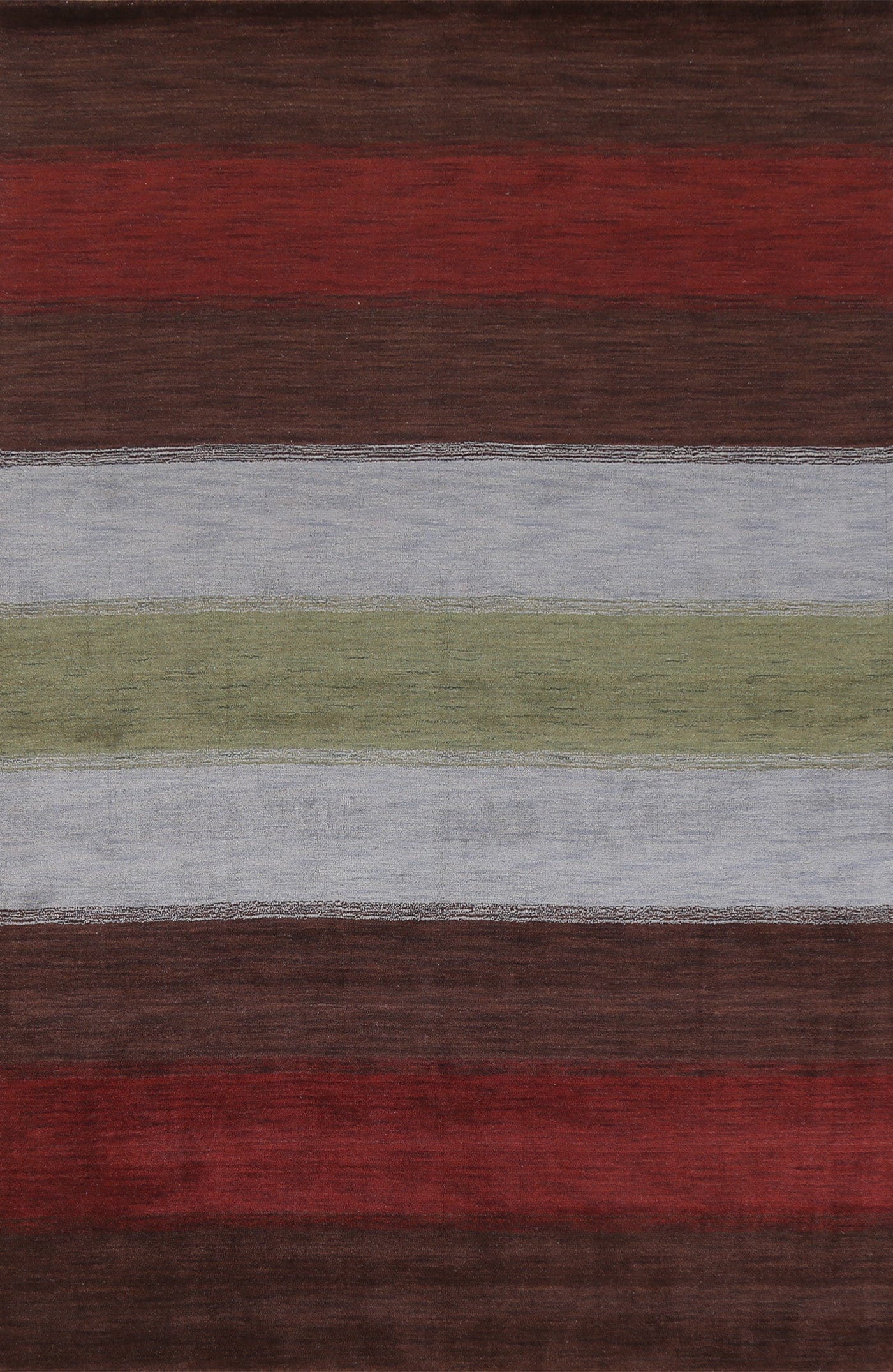 Striped Gabbeh Oriental Area Rug 7x10