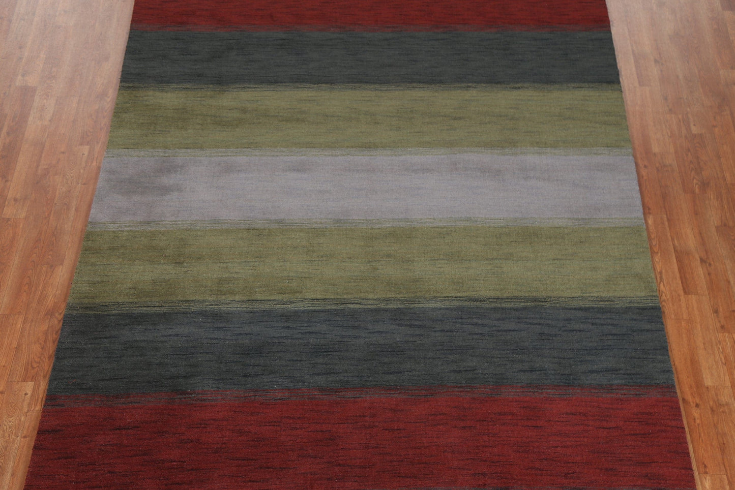 Striped Wool Gabbeh Oriental Area Rug 7x10