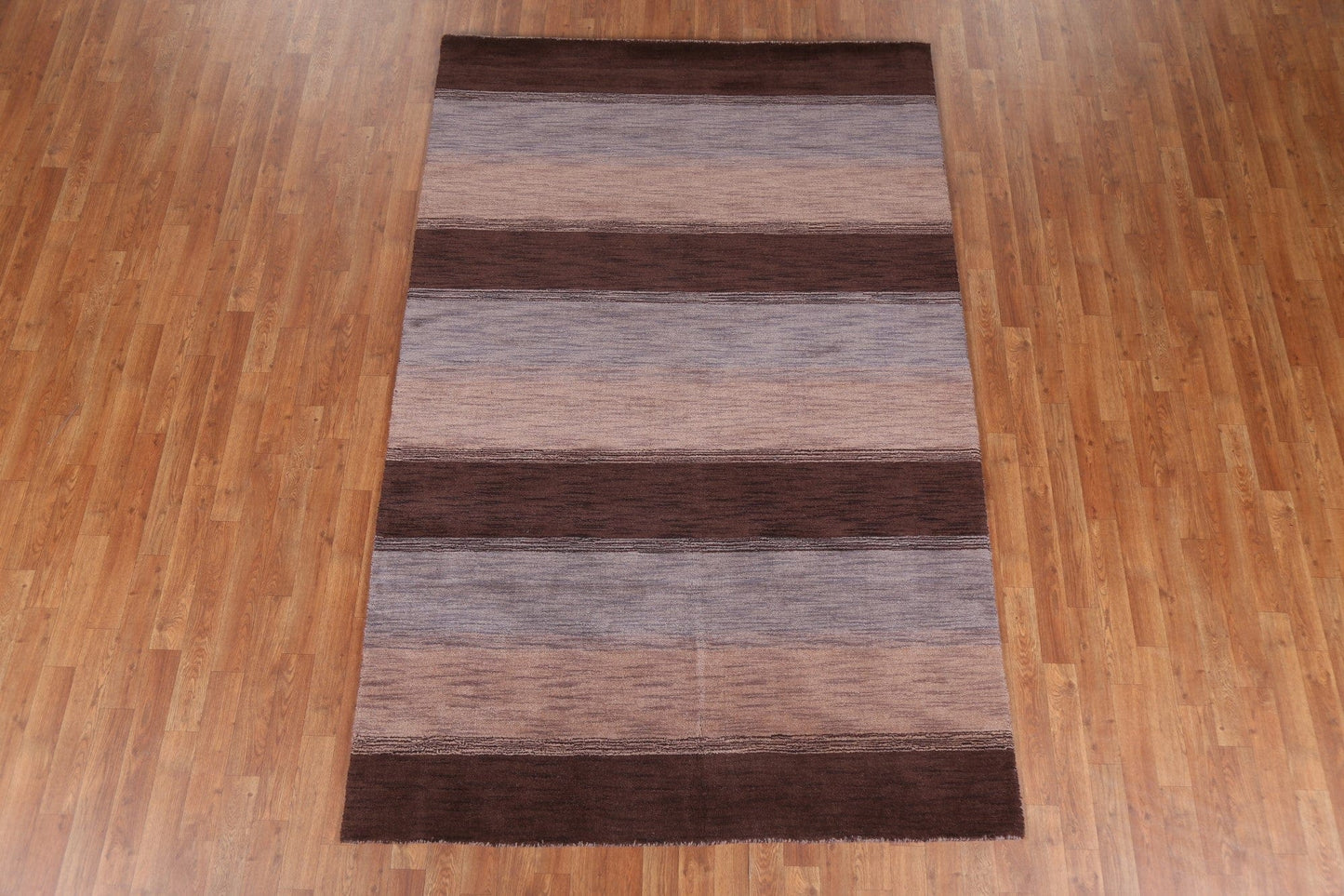 Striped Gabbeh Oriental Area Rug 5x8