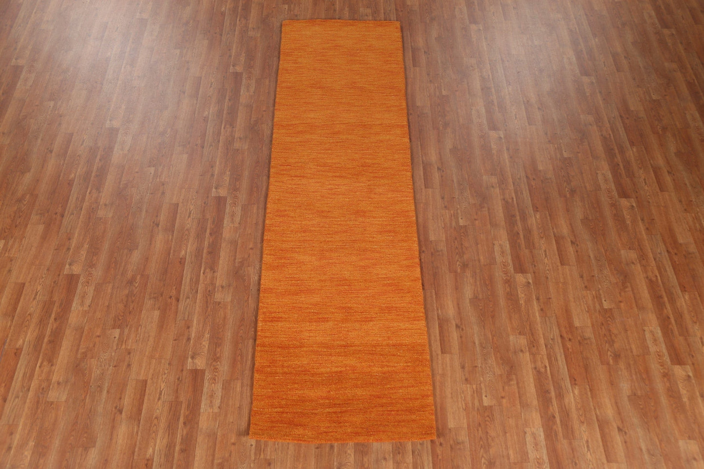 Orange Gabbeh Oriental Runner Rug 3x9