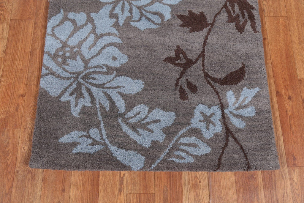 Floral Wool Agra Oriental Runner Rug 3x10