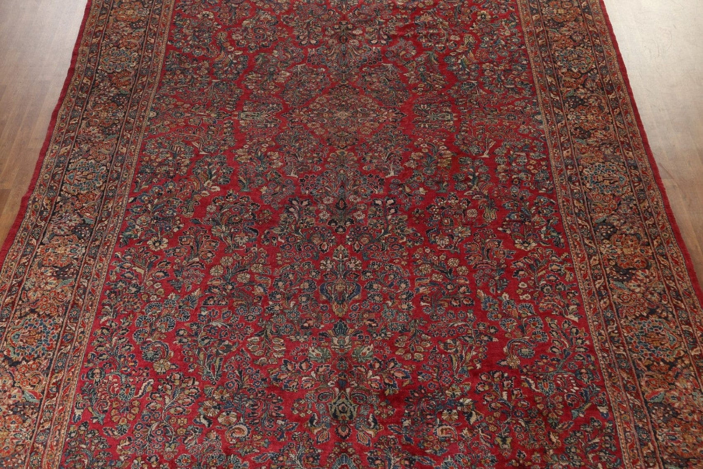 Palace Size Vegetable Dye Sarouk Mohajeran Persian Rug 11x21