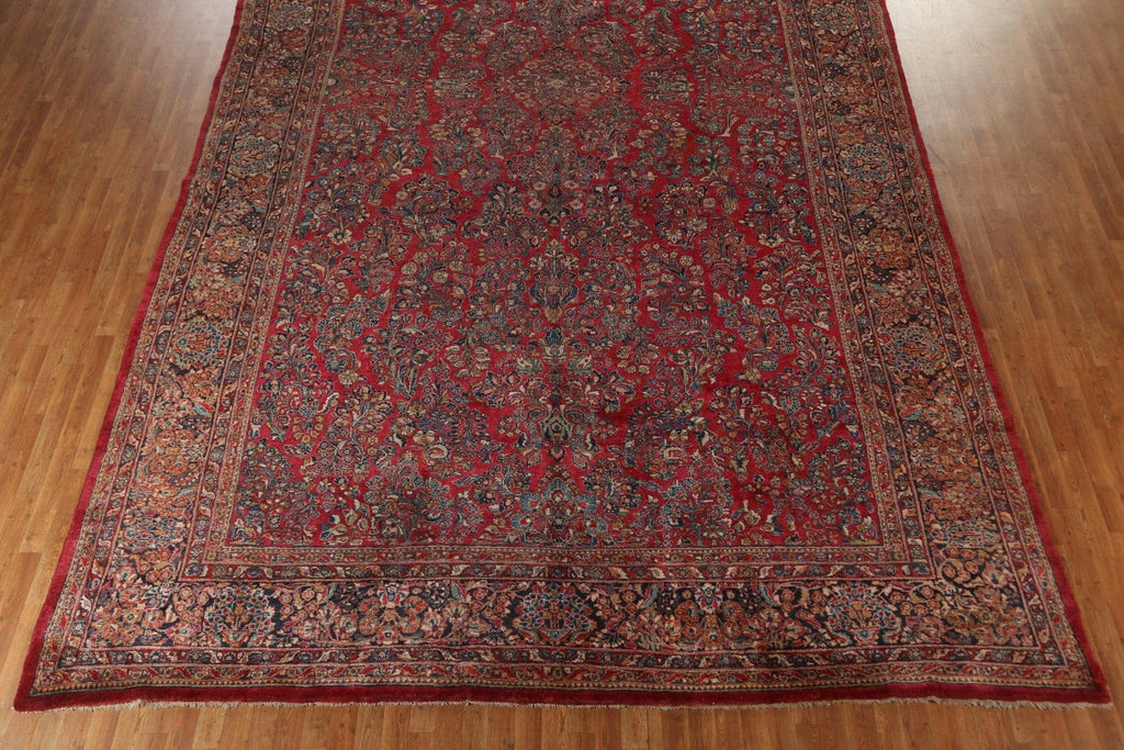 Palace Size Vegetable Dye Sarouk Mohajeran Persian Rug 11x21