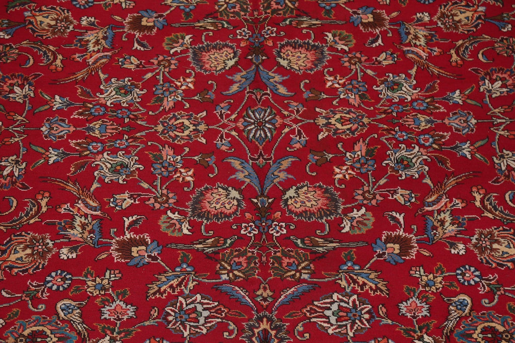 All-Over Red Tabriz Persian Area Rug 10x12