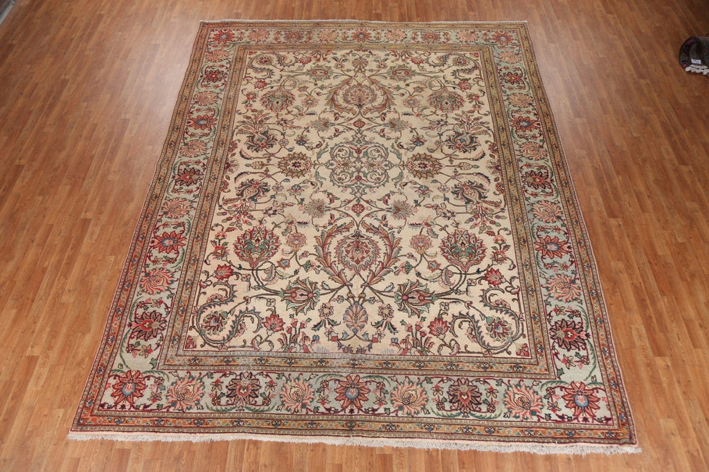 Handmade Floral Tabriz Persian Area Rug 10x12