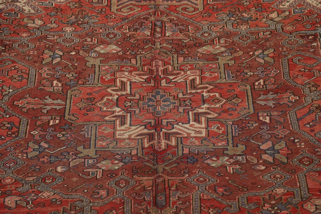 Geometric Heriz Persian Area Rug 9x13