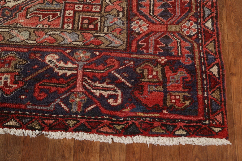 Geometric Heriz Persian Area Rug 9x13