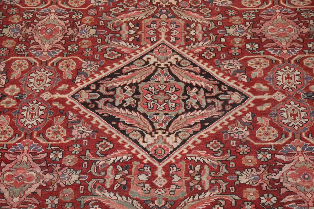 Vegetable Dye Red Mahal Large Persian Rug 11x17