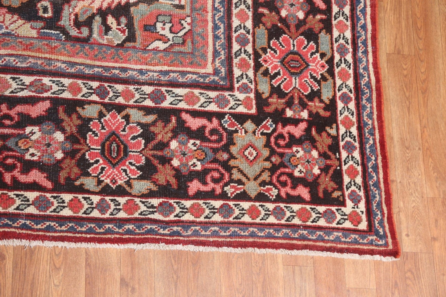 Vegetable Dye Red Mahal Large Persian Rug 11x17