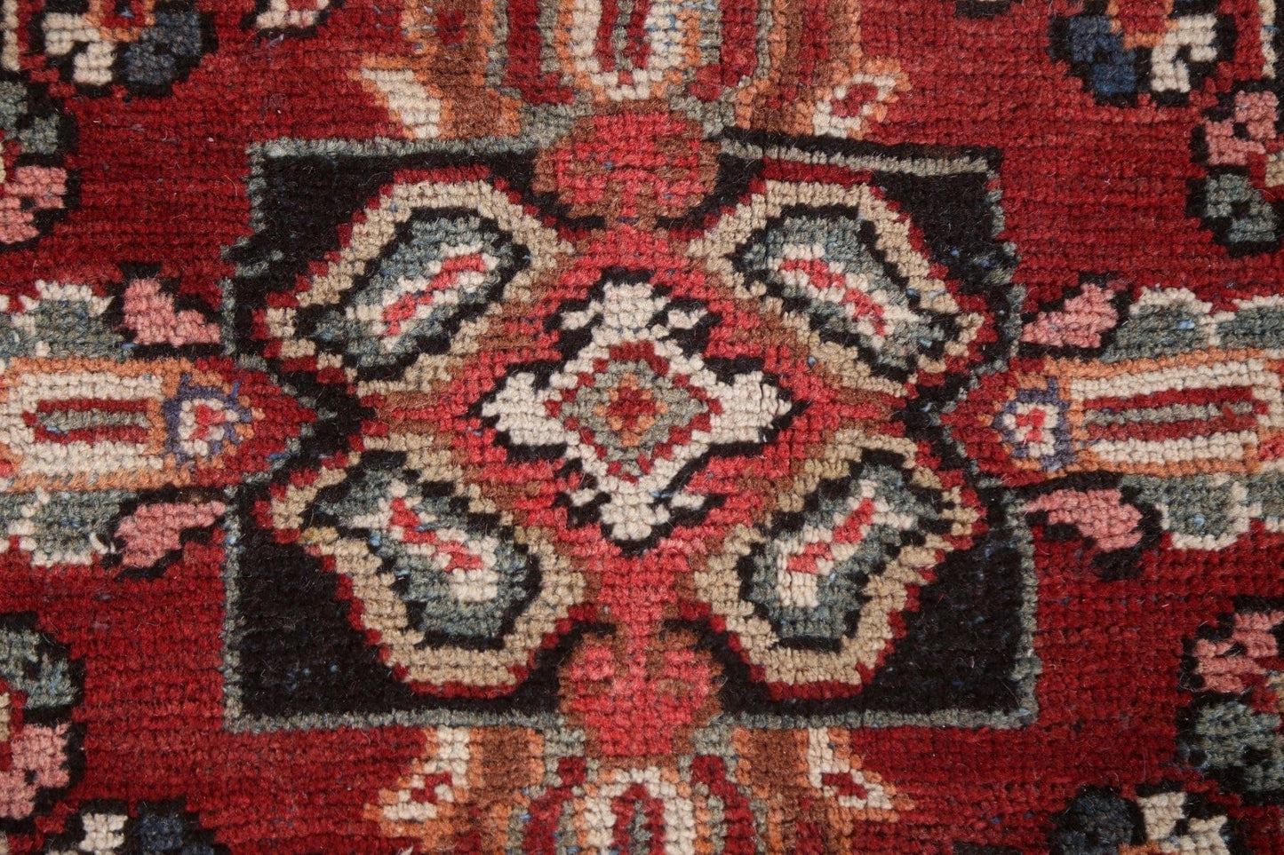 Vegetable Dye Red Mahal Large Persian Rug 11x17