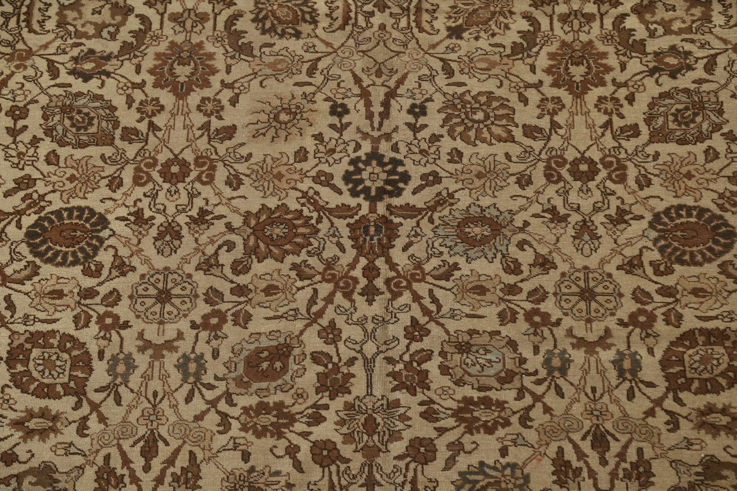 All-Over Floral Tabriz Persian Area Rug 9x11