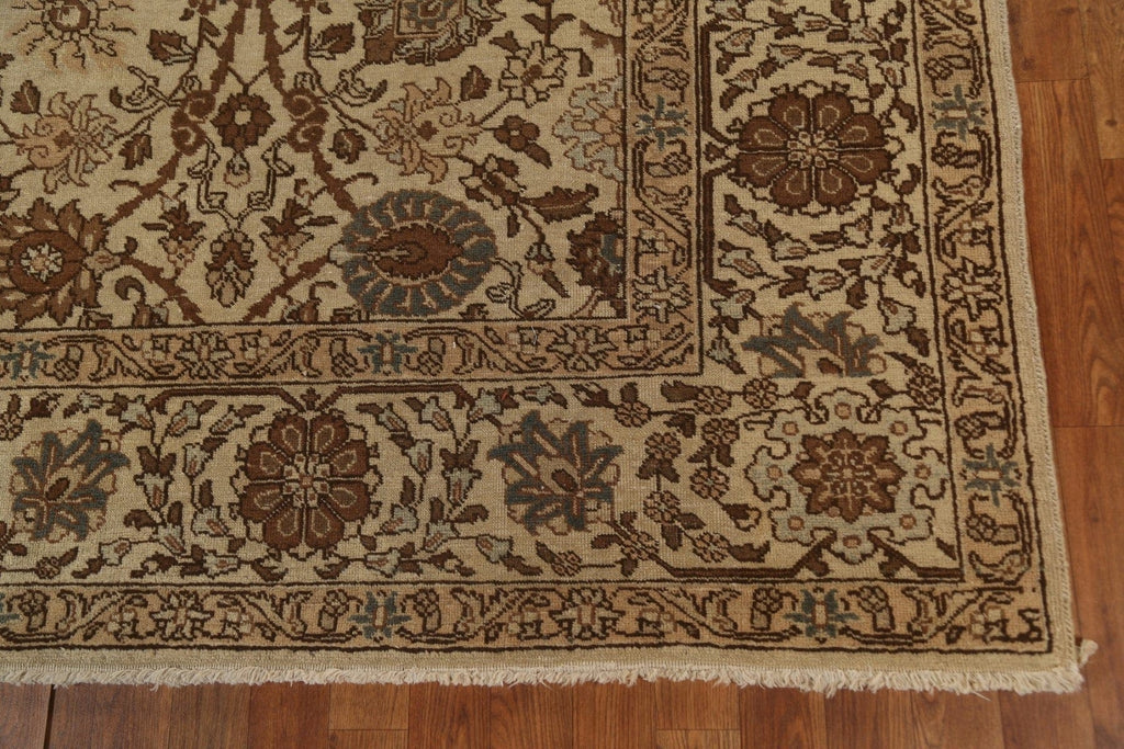 All-Over Floral Tabriz Persian Area Rug 9x11