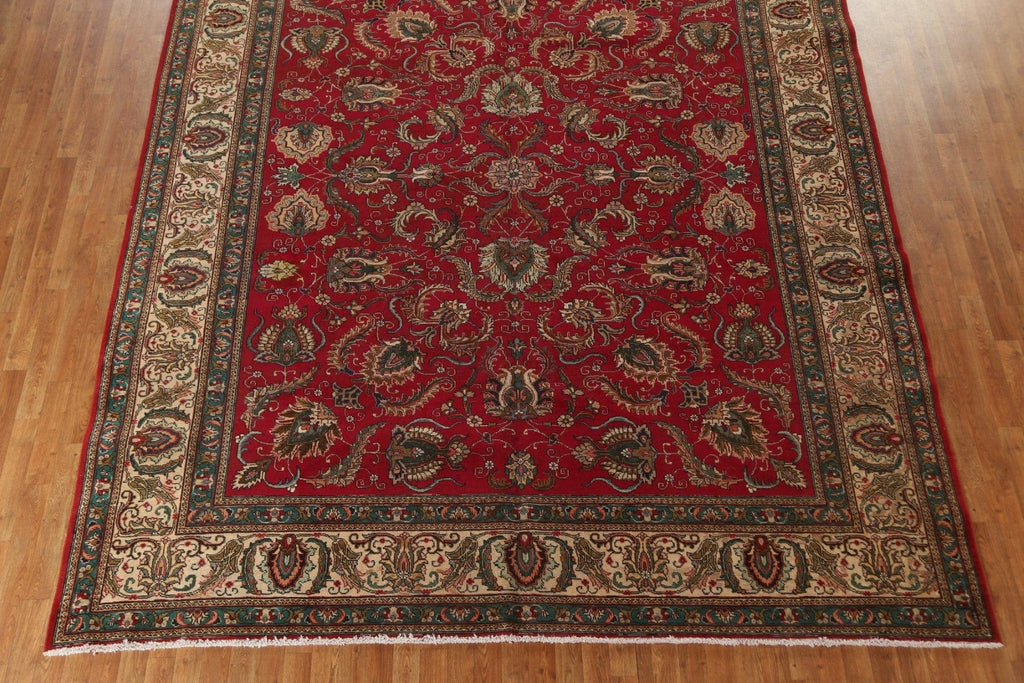 All-Over Floral Tabriz Persian Area Rug 10x12