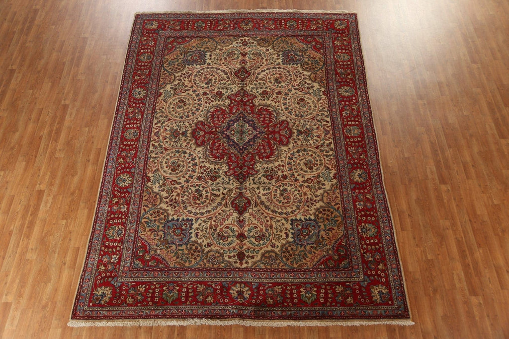 Handmade Wool Tabriz Persian Area Rug 8x12