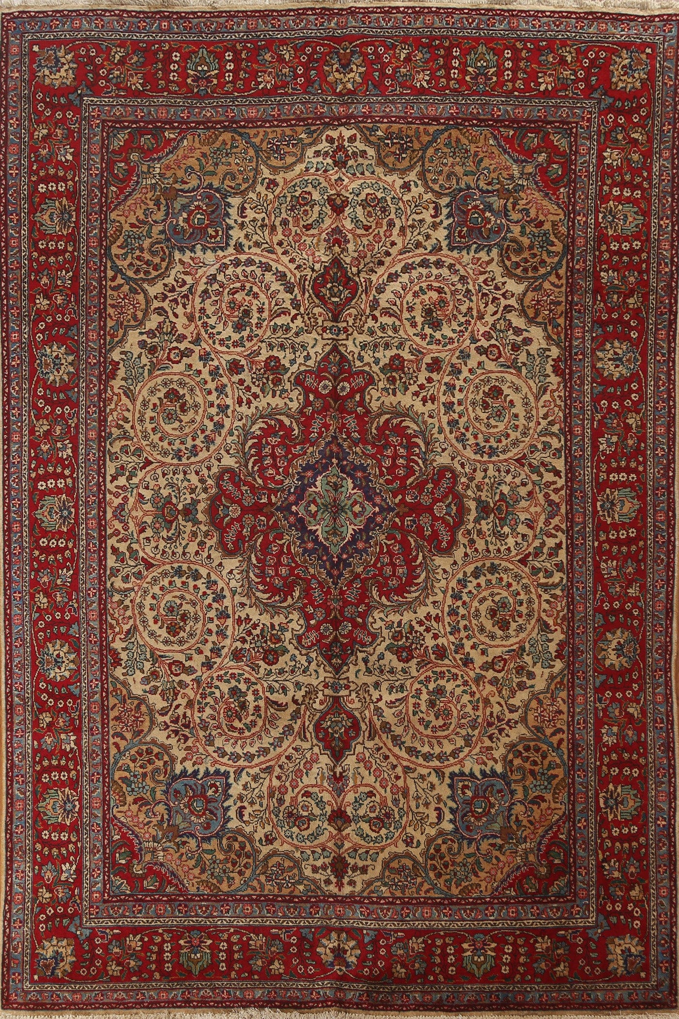 Handmade Wool Tabriz Persian Area Rug 8x12