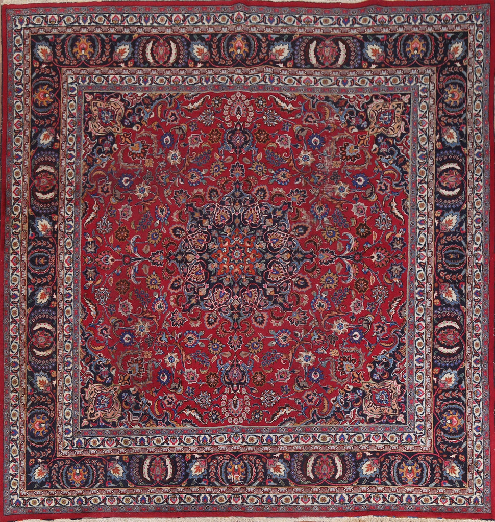 Mashad Persian Square Rug 10x10