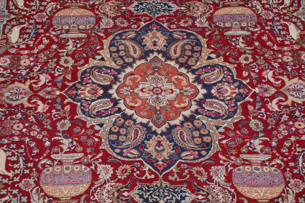 Red Wool Kashmar Persian Area Rug 10x13