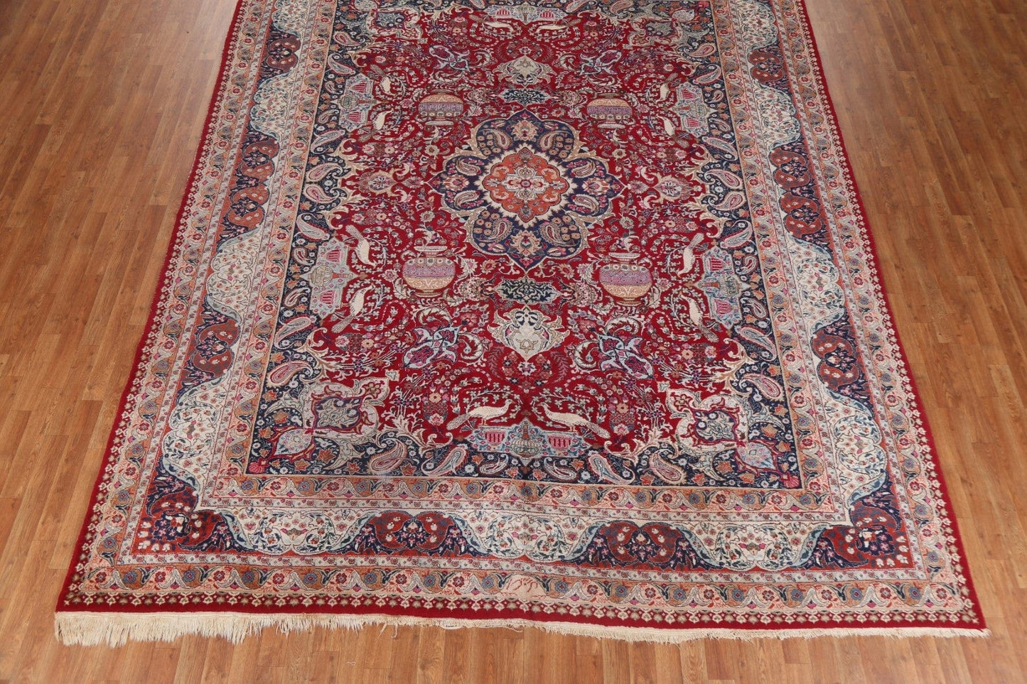 Red Wool Kashmar Persian Area Rug 10x13