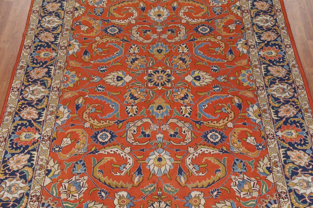 All-Over Floral Tabriz Persian Area Rug 8x11