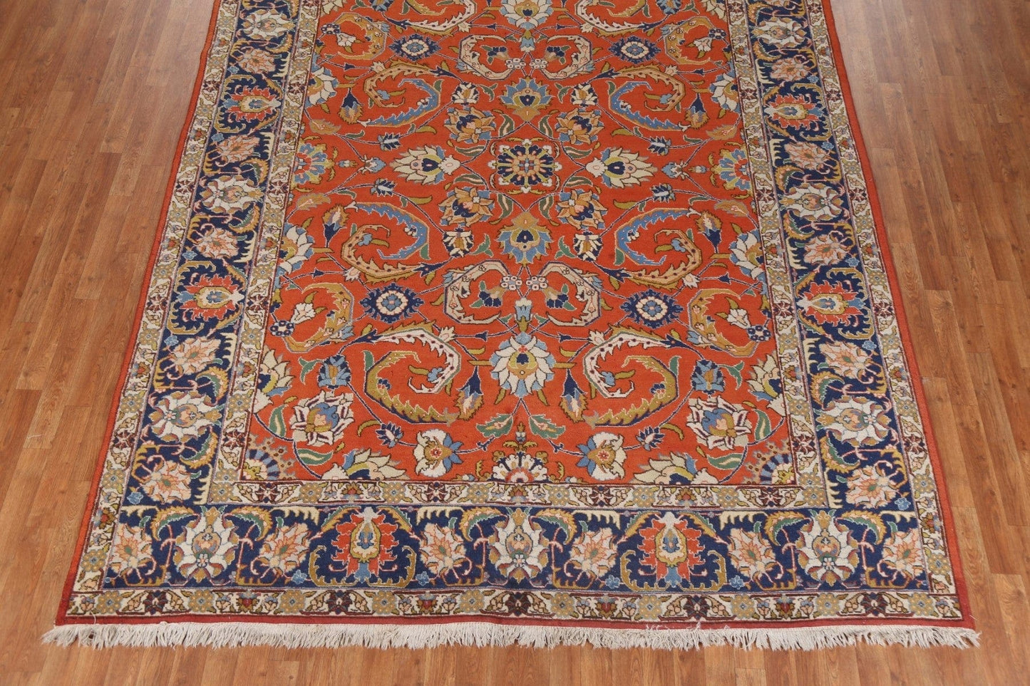 All-Over Floral Tabriz Persian Area Rug 8x11