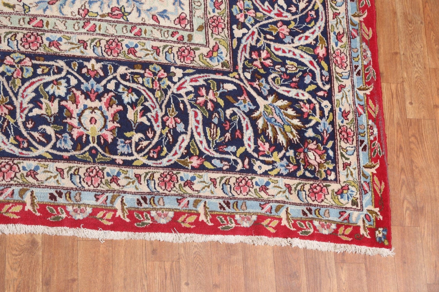 Vegetable Dye Red Kerman Large Persian Rug 11x16