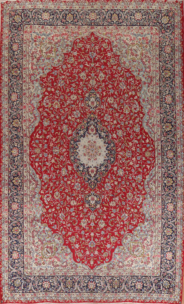 Vegetable Dye Red Kerman Large Persian Rug 11x16