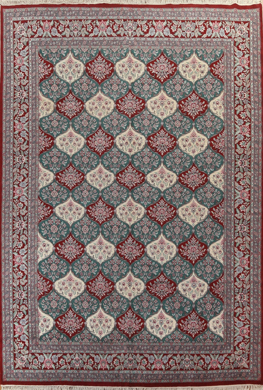 Handmade Wool Aubusson Large Oriental Rug 12x15