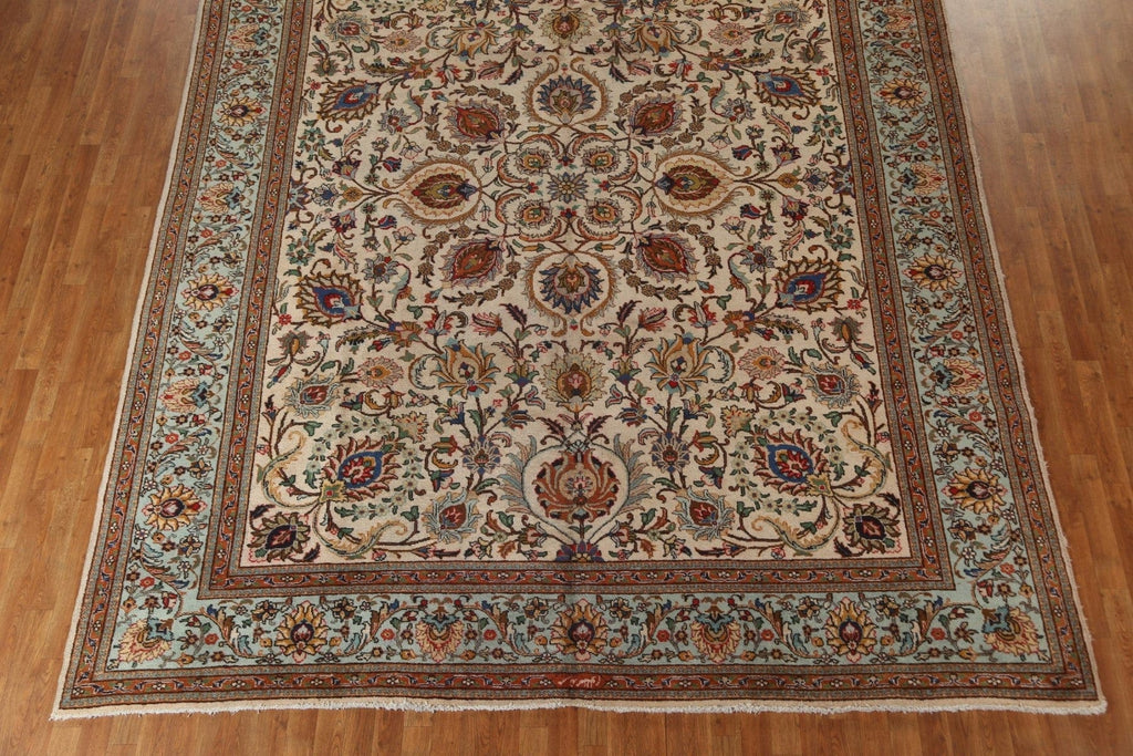 Handmade Floral Tabriz Persian Area Rug 10x13