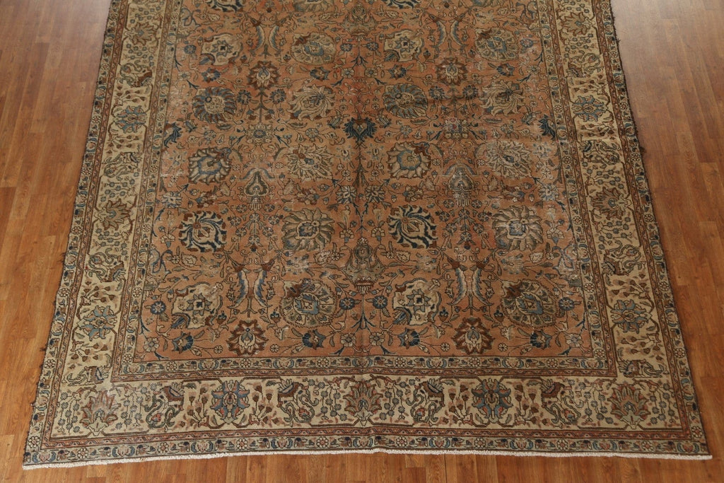 Vintage Wool Tabriz Persian Area Rug 10x13