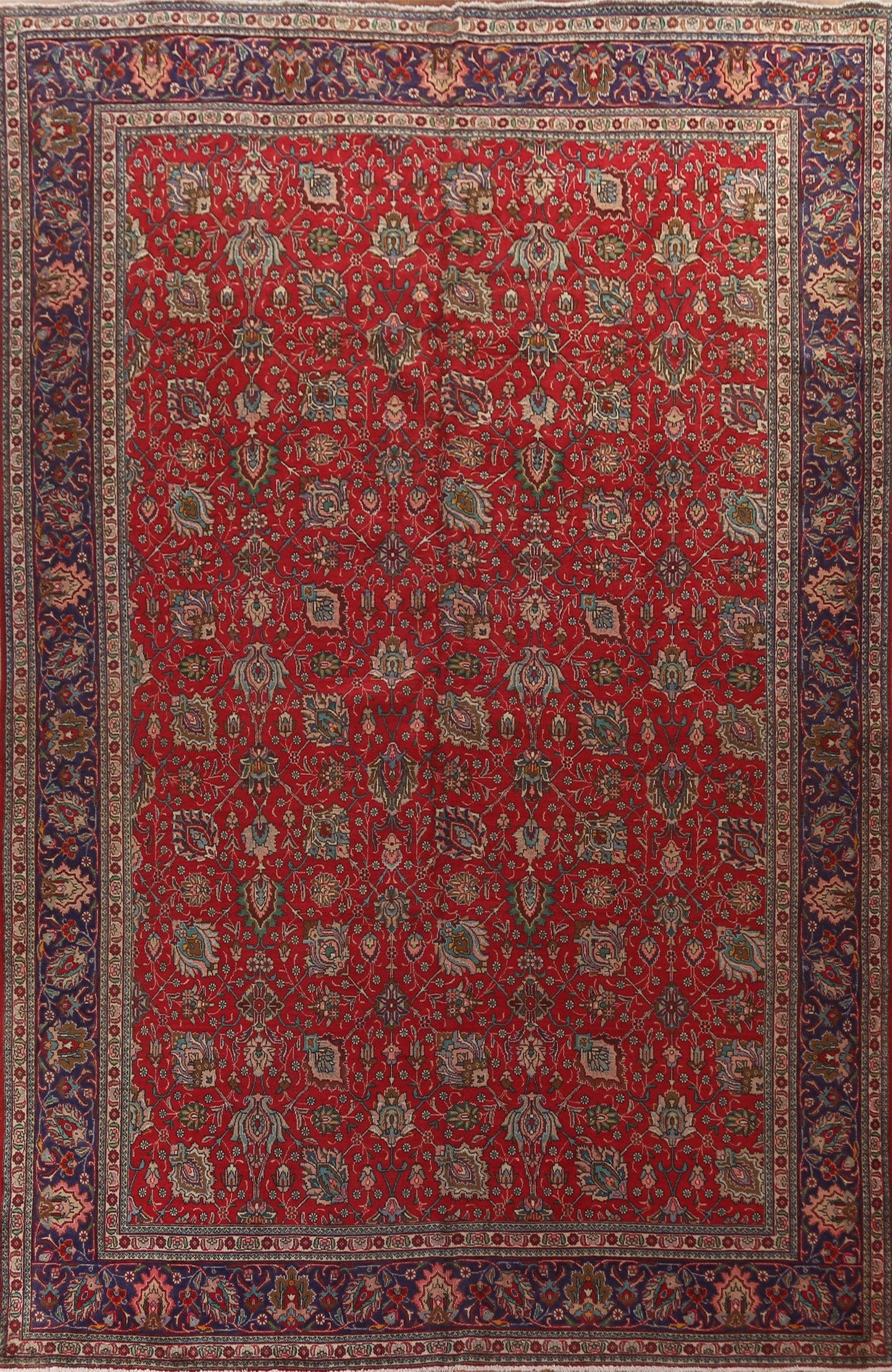 Tabriz Signed Persian Area Rug 11x16