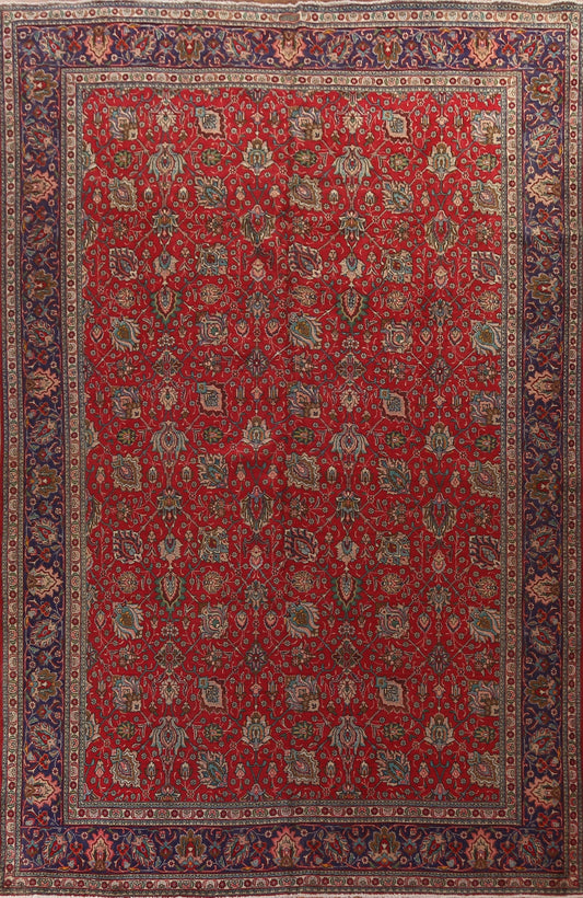 Tabriz Signed Persian Area Rug 11x16