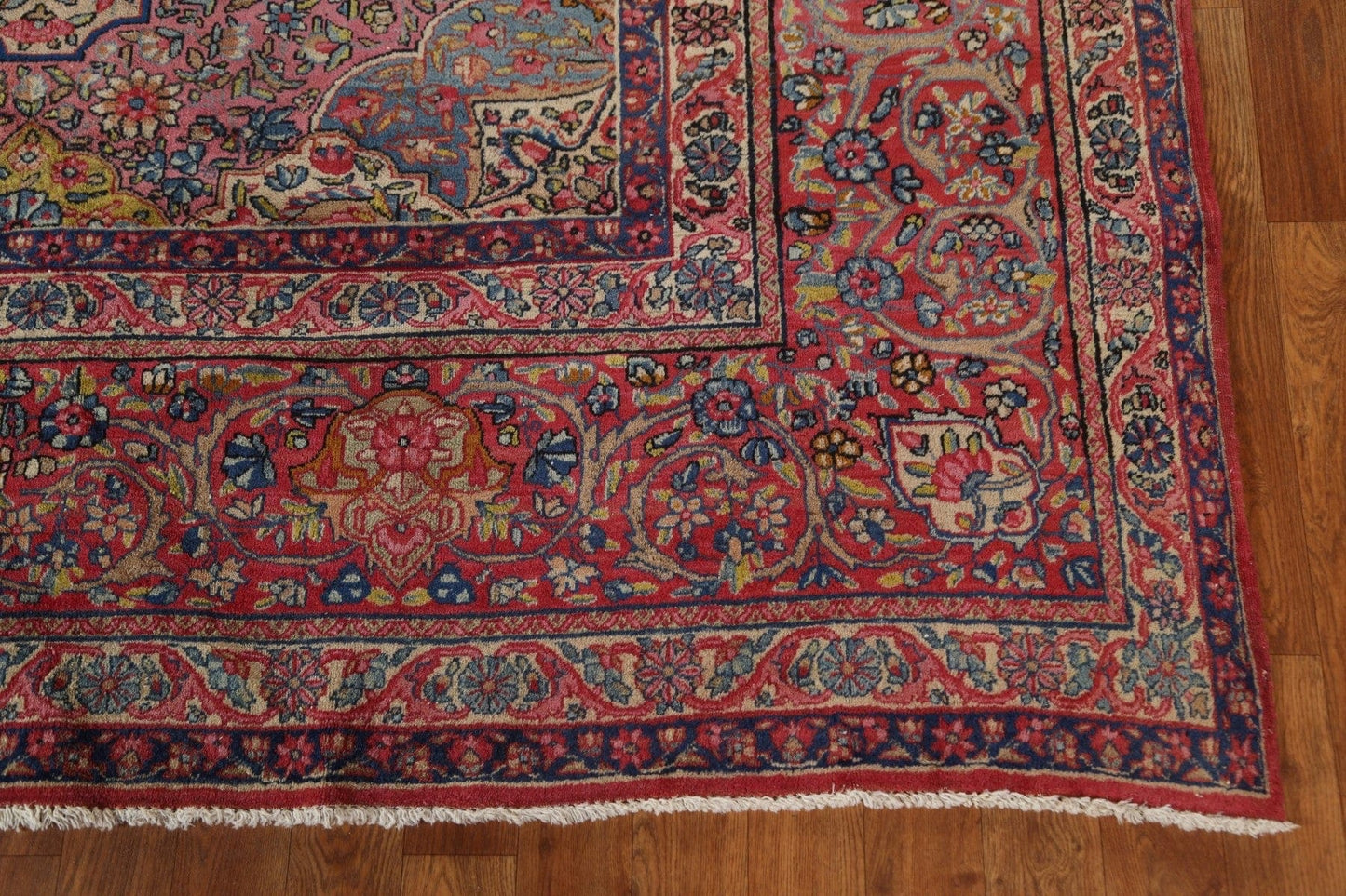 Pre-1900 Antique Vegetable Dye Kerman Lavar Persian Rug 10x13