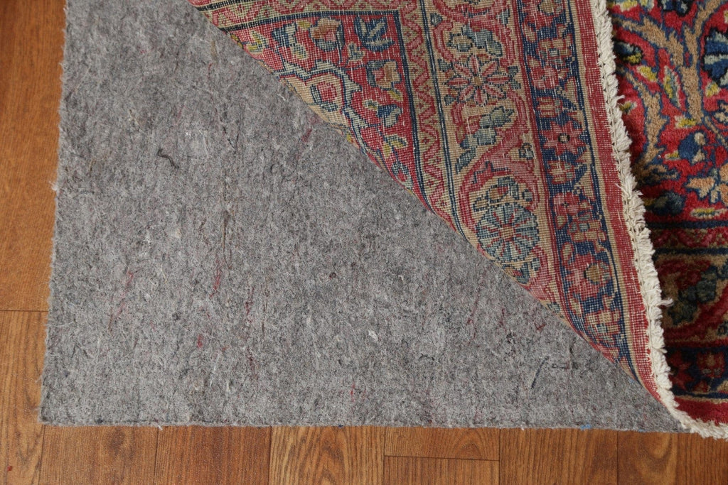 Pre-1900 Antique Vegetable Dye Kerman Lavar Persian Rug 10x13