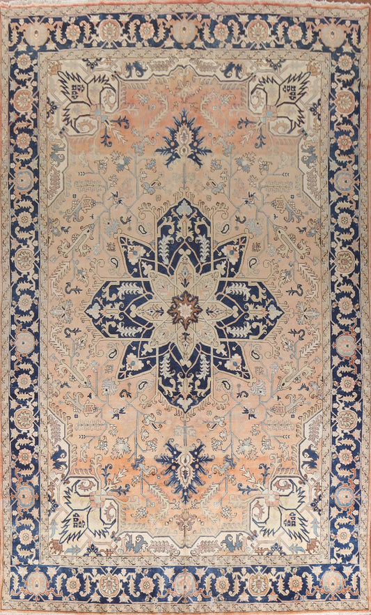 Vegetable Dye Wool Heriz Large Persian Rug 11x17