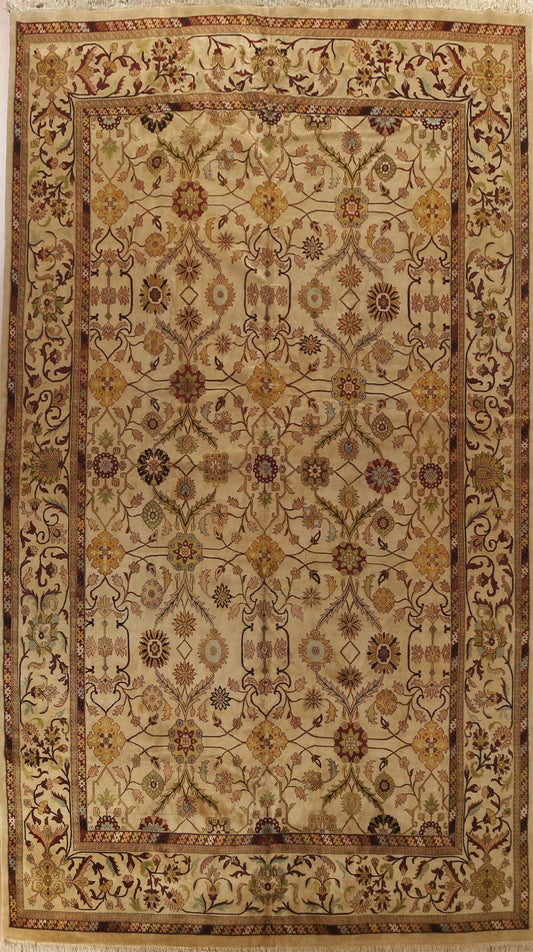 Vegetable Dye Agra Oriental Large Area Rug 12x18