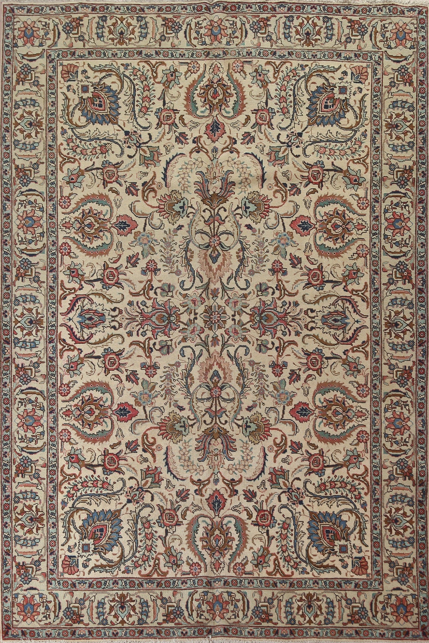 Handmade Wool Tabriz Persian Area Rug 8x11